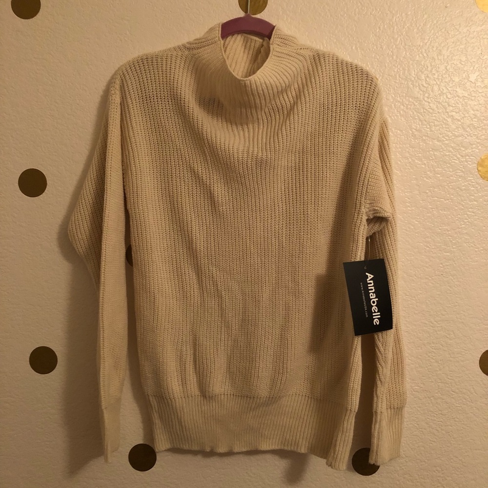 Brand new Annabelle turtle neck sweater ivory